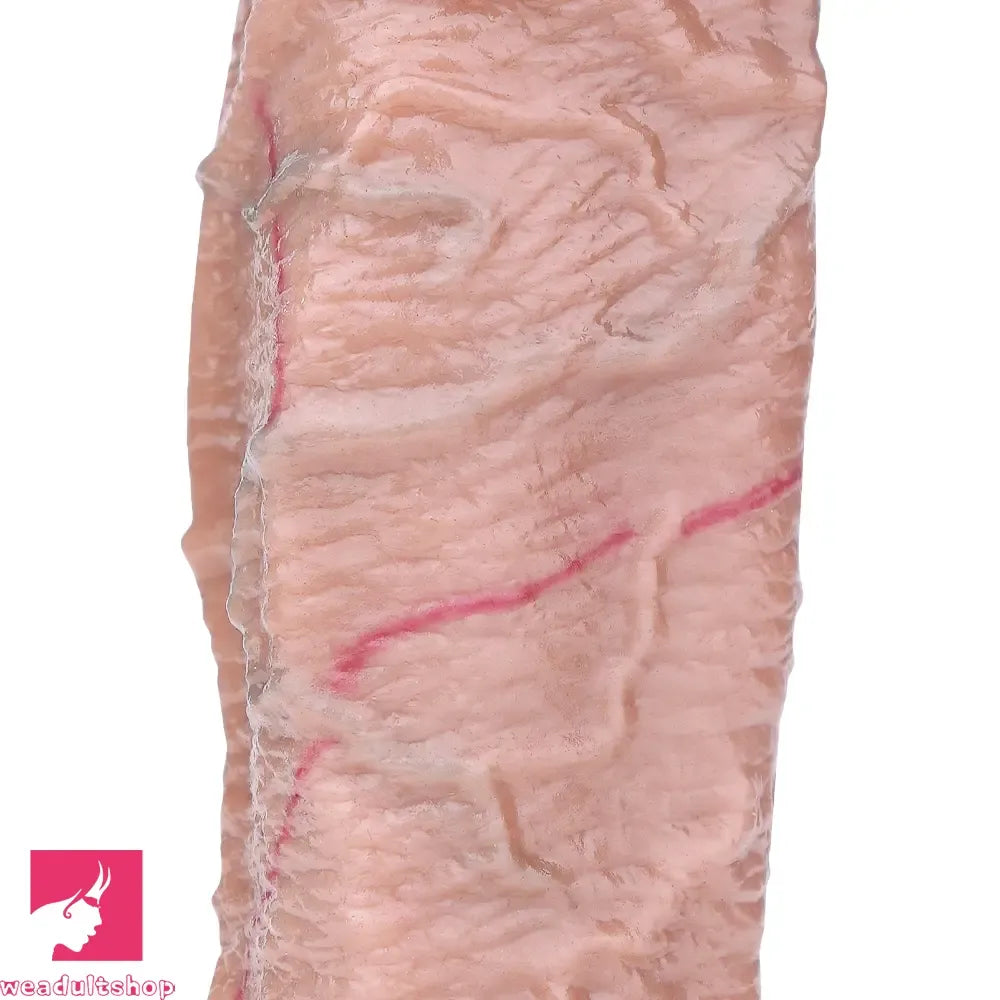 7.01in Double Density Silicone Soft Ejaculating Real Veins Cock Real Dildo