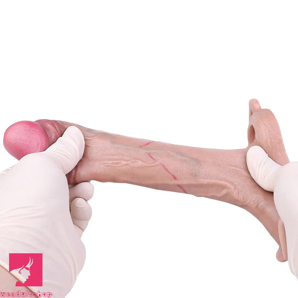 6.49in Strap on Penis Extender Cock Sleeve Dildo For Cock Supplies Sex