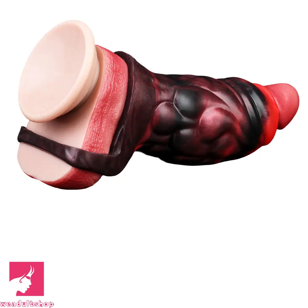 3.54in 4.72in 5.51in 6.69in Monster Silicone Soft Dildo Sleeve Penis Extender