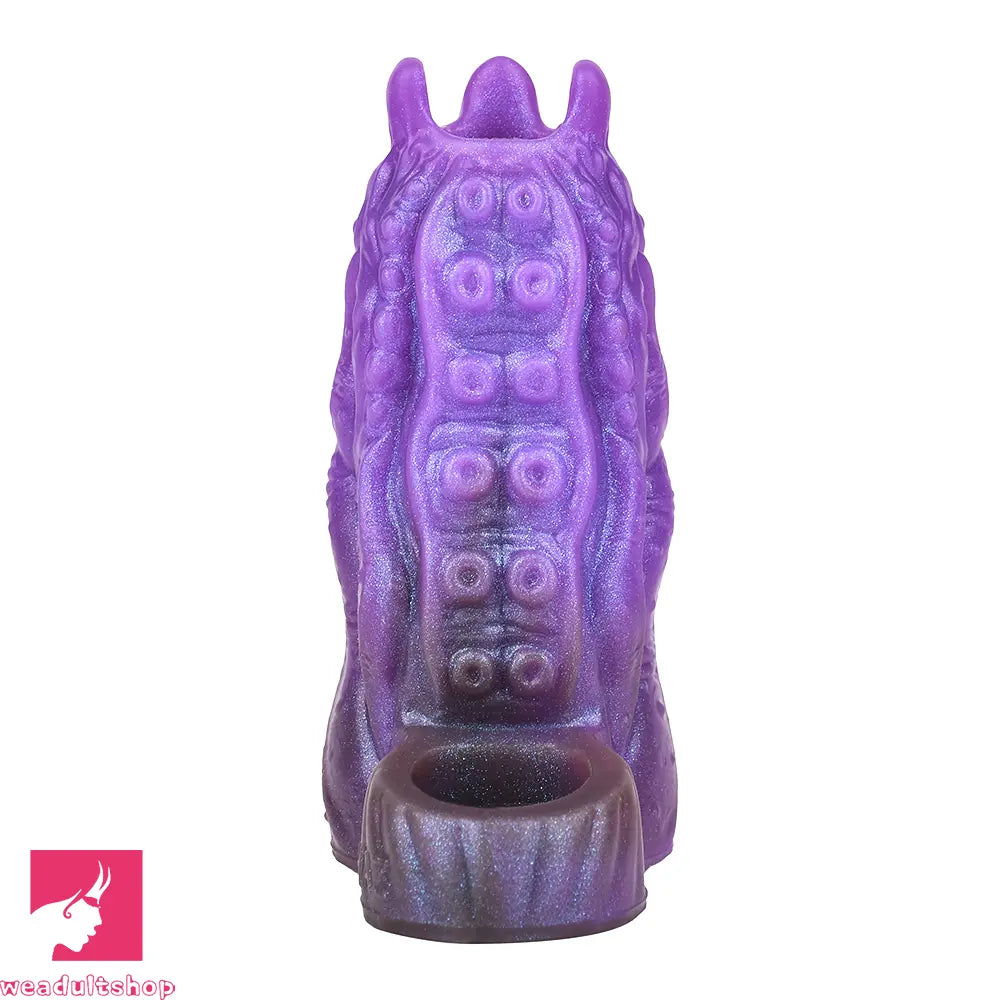 5.19in Dragon Tentacle Spiked Cock Creature Fantasy Hollow Dildo Sleeve