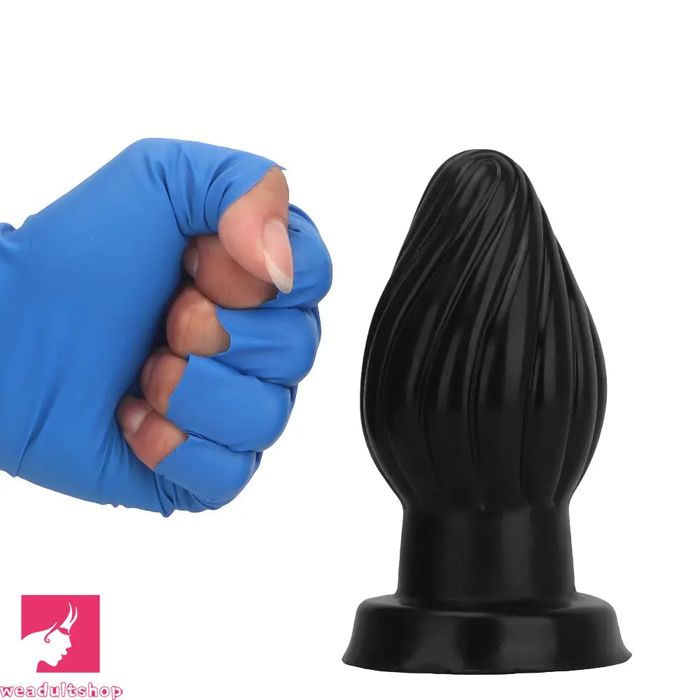 2.95in 3.93in 5.7in Silicone Spiral Small Anal Plug Dildo For Lesbian Love