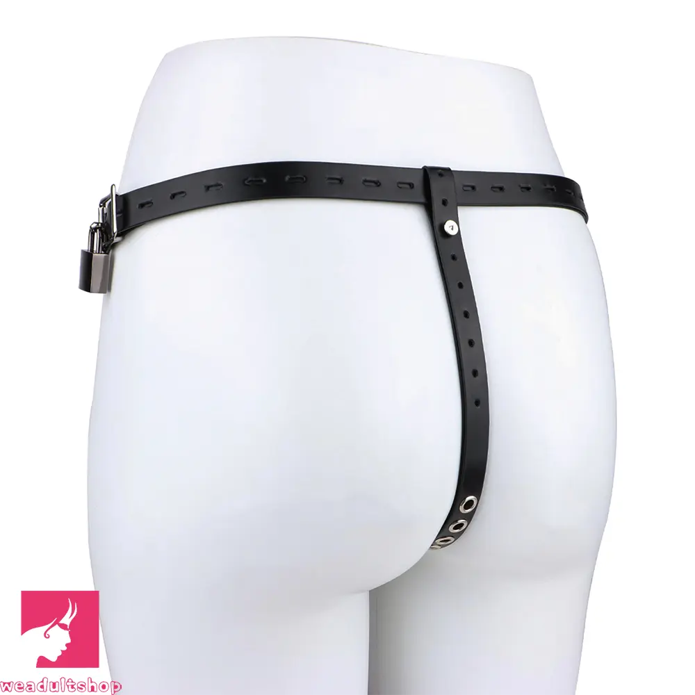 3.54in Strap on Chastity Dildo Wearable Realistic Cock Cage For Men Dilator