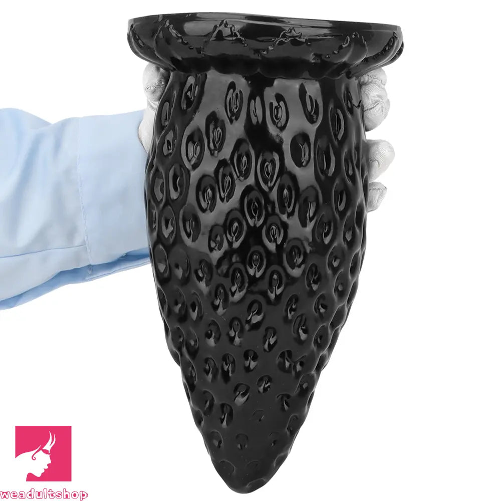 5.9in 8.07in 9.84in Super Thick Strawberry Penis Anal Plug PVC Dildo