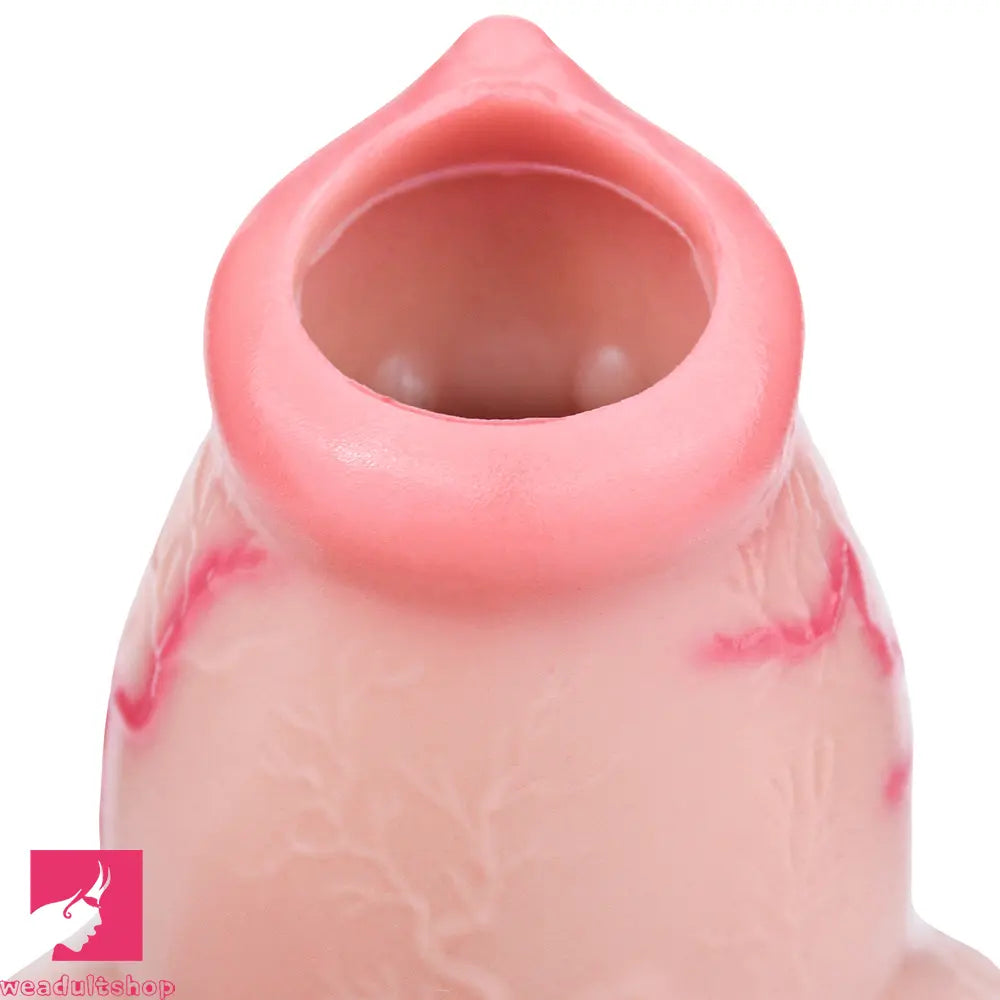 5.39in 6.73in 6.96in Dog Knot Penis Sleeve Dildo Reusable Cock Sleeve