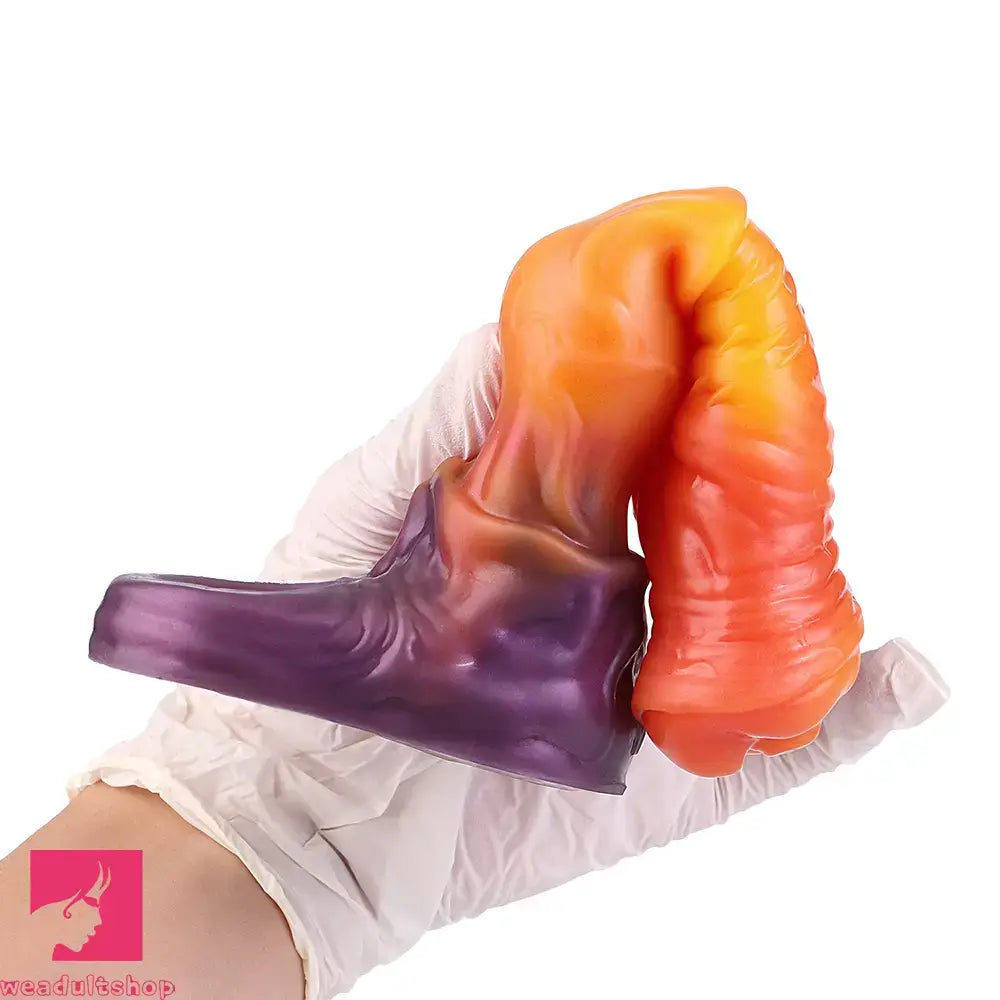 7.59in Warhorse Cock Fire Vein Gradient Tone Cock Dildo Sleeve Love Toy