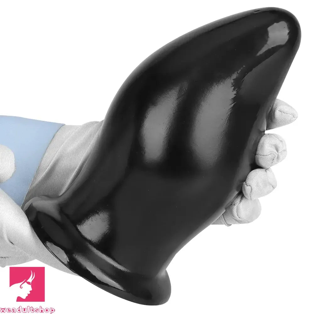 7.87in 9.44in PVC Black Anal Plug Thick Fat Big Dildo Cock With Suction Cup