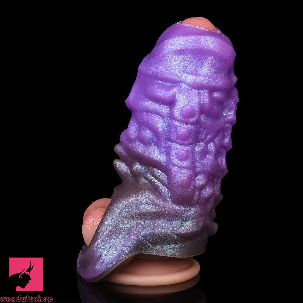 5.27in Dragon Beast Creature Fantasy Hollow Silicone Soft Dildo Sleeve