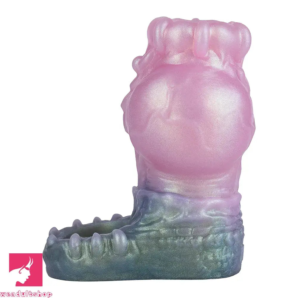 4.17in 4.84in 5.62in Monster Knot Cock Sleeve Dildo Hollow Male Penis