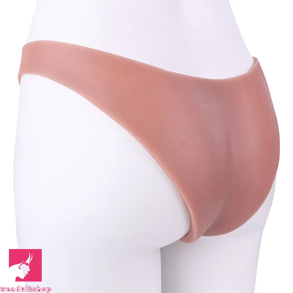 7.48in Wear Hollow Realistic Dildo Pants Silicone Cock Sleeve For Cock