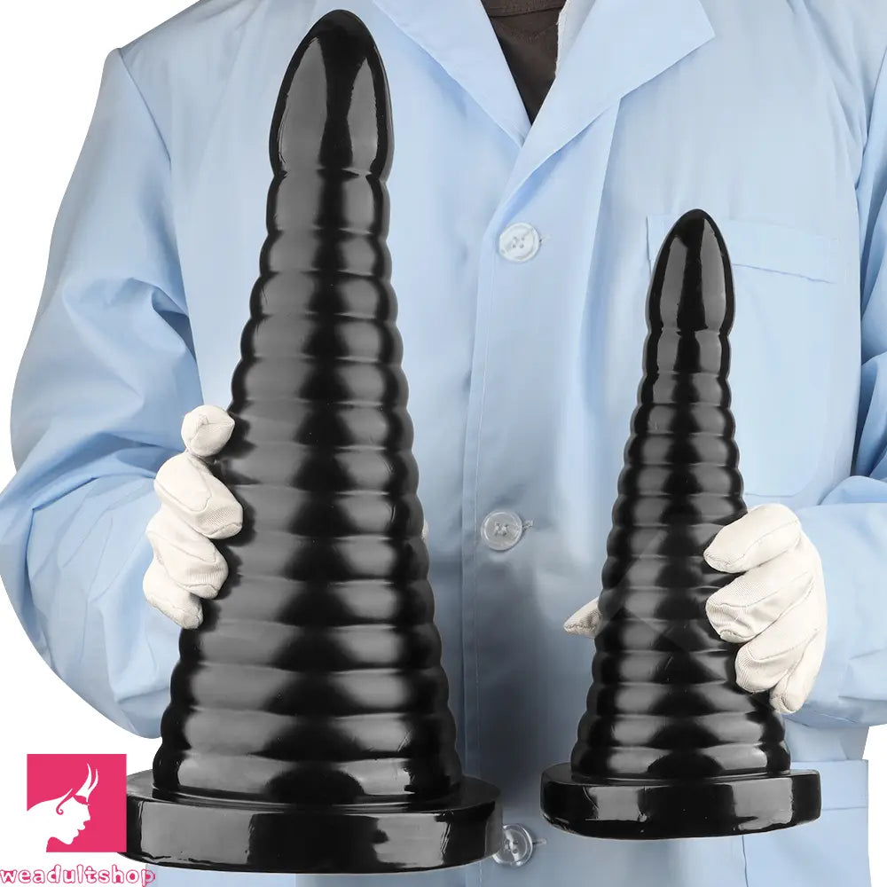 10.23in 14.56in Large Thread PVC Pagoda Thick Large Anal Plug Cock Dildo