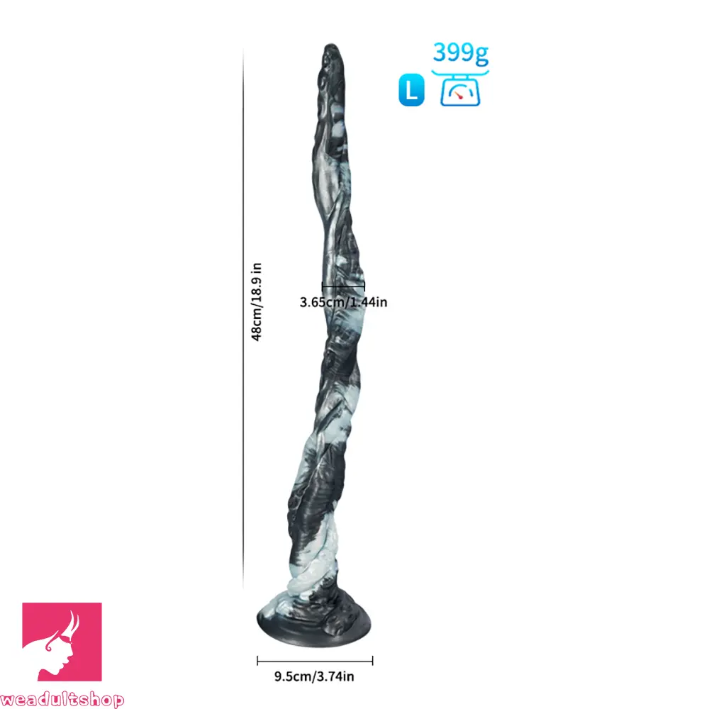 14.17in 18.9in Deepsea Tentacle Octopus Silicone Soft Big Long Odd Dildo