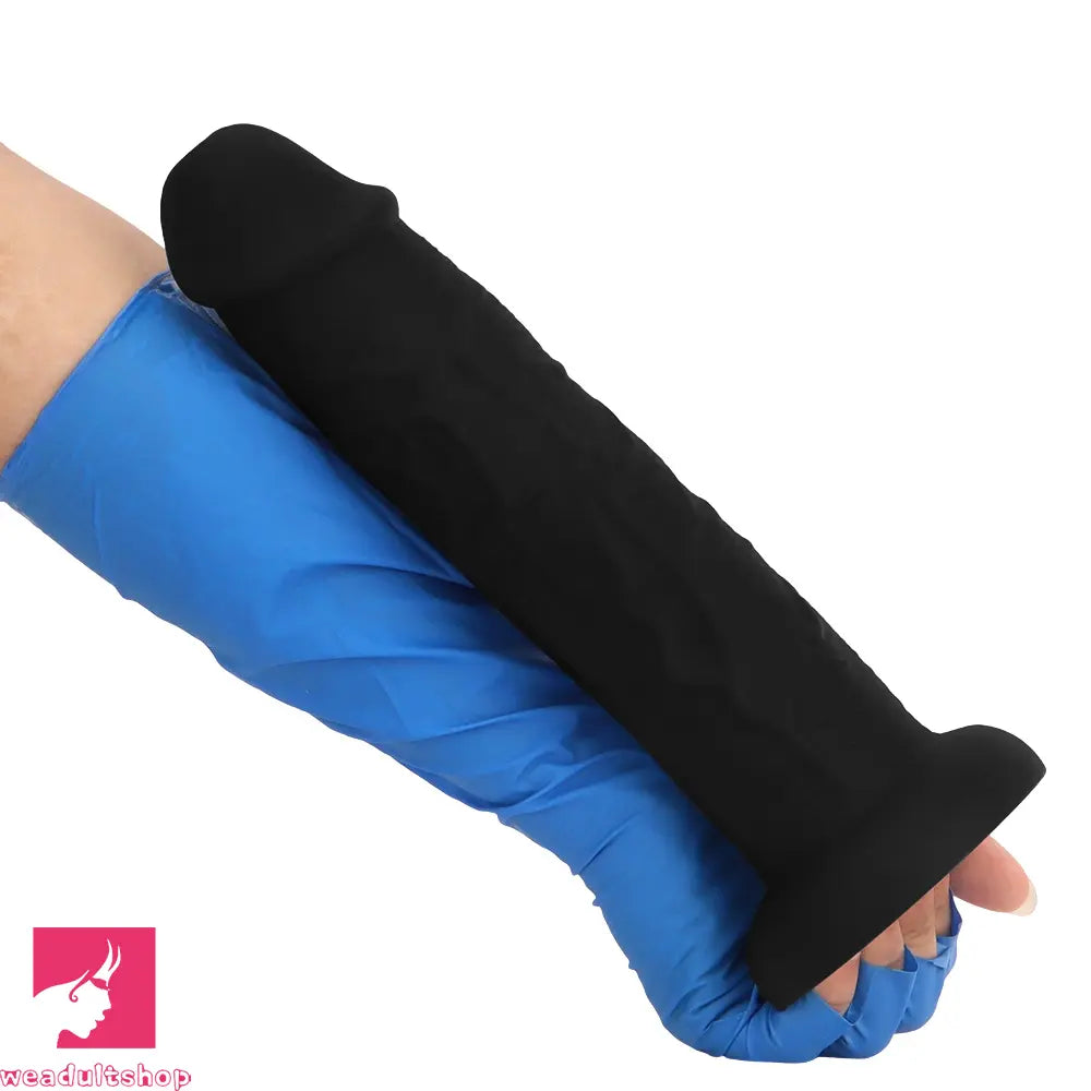 9.05in 10.03in 11.02in Thick Eggless Silicone Penis Dildo Adult For Couples