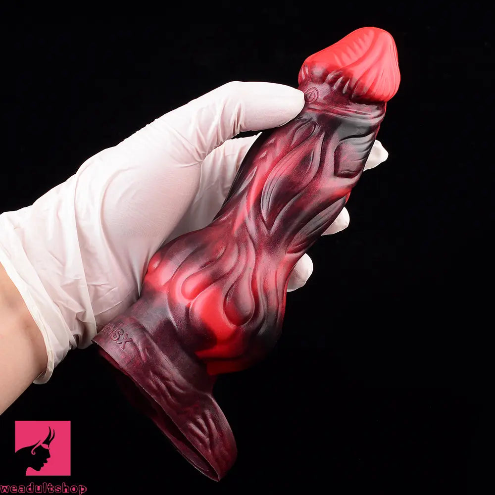 5.91in 7.17in Silicone Cock Sleeve Soft Vibrating Hollow Fantasy Penis Dildo