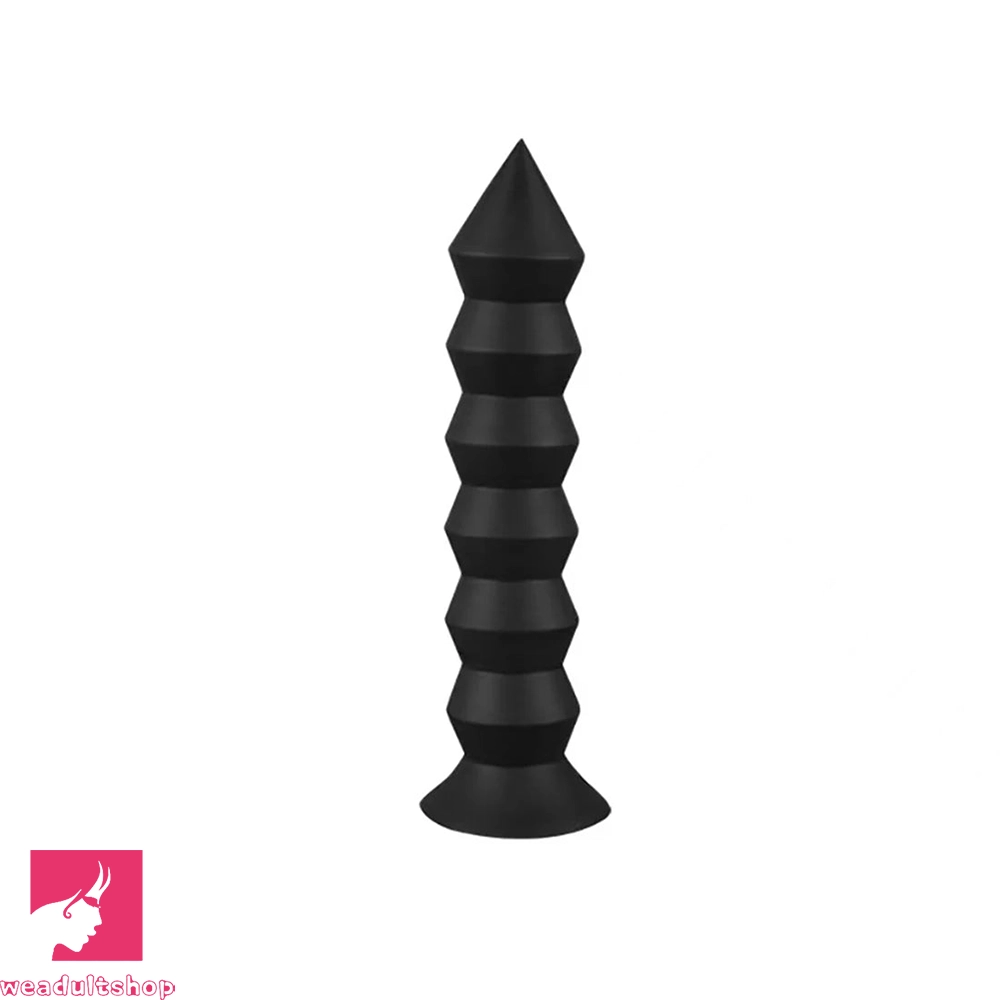 9.84in 11.81in 13.78in Thread Spire Large Soft Cock Anal Butt Plug Dildo