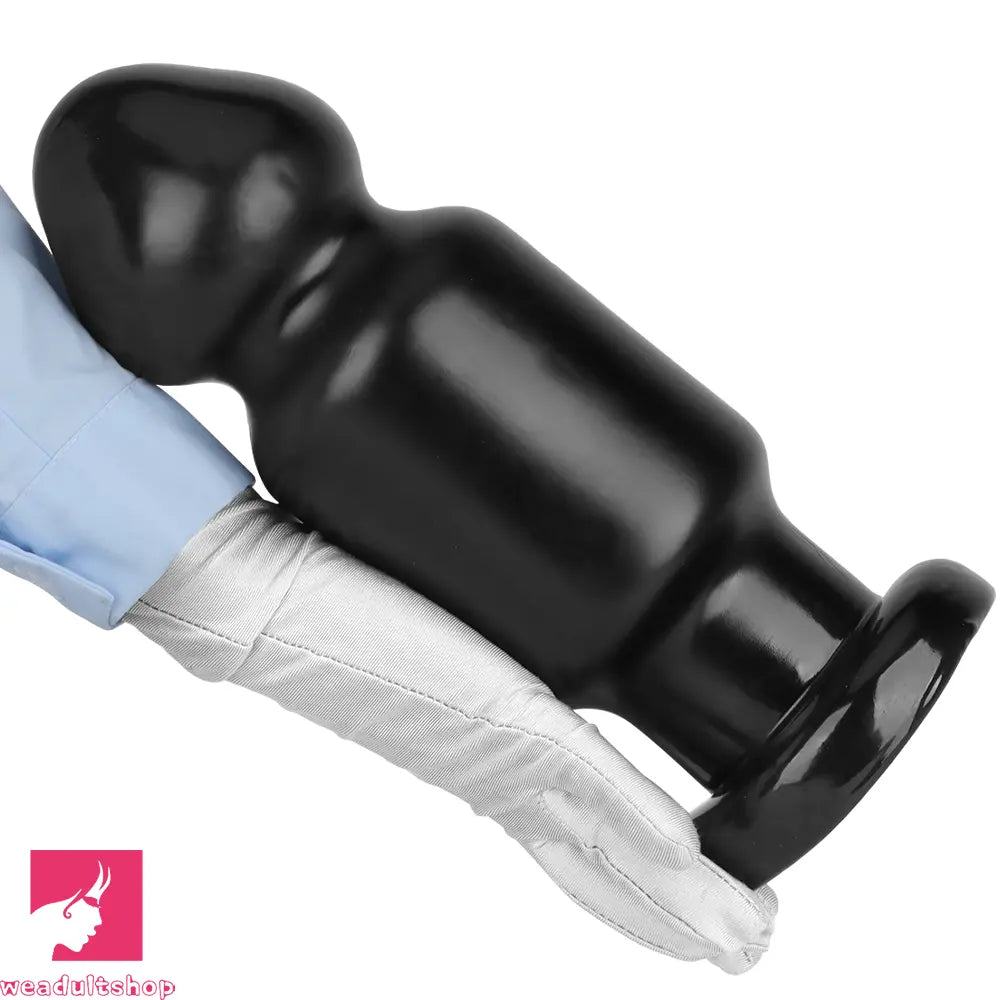 7.87in 11.22in Big Black Large PVC Anal Plug Dildo For Anal Expansion Love
