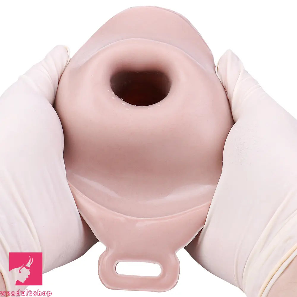 8.07in Realistic Strap on Extender Cock Sleeve Dildo Stretchable Cock Ring