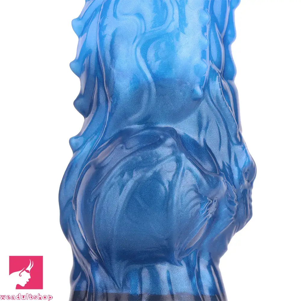 8.22in Dual Density Silicone Monster Knot Dildo Ultra Soft Penis Love Cock