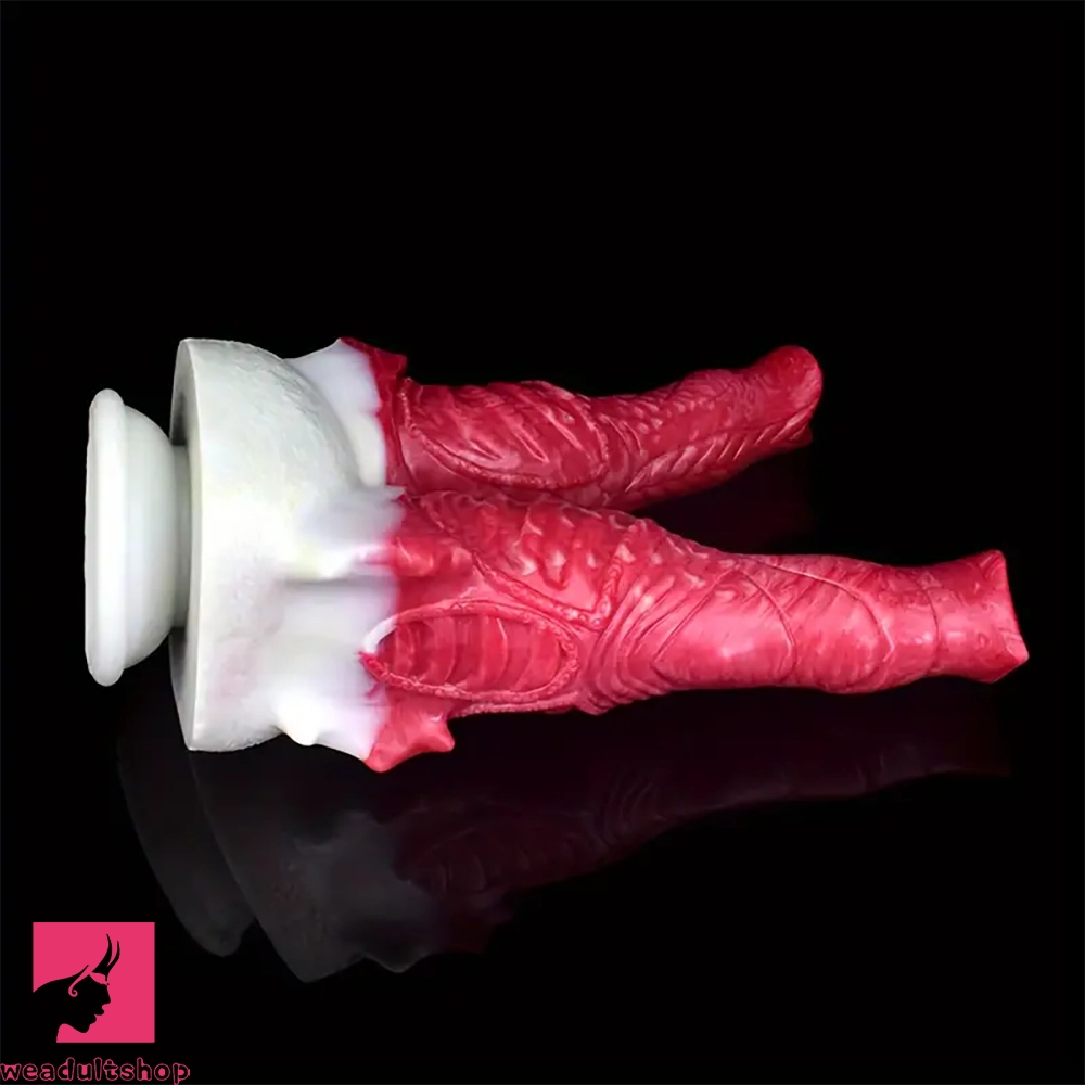 8.66in Realistic Monster Odd Liquid Silicone Double-Ended Real Dildo