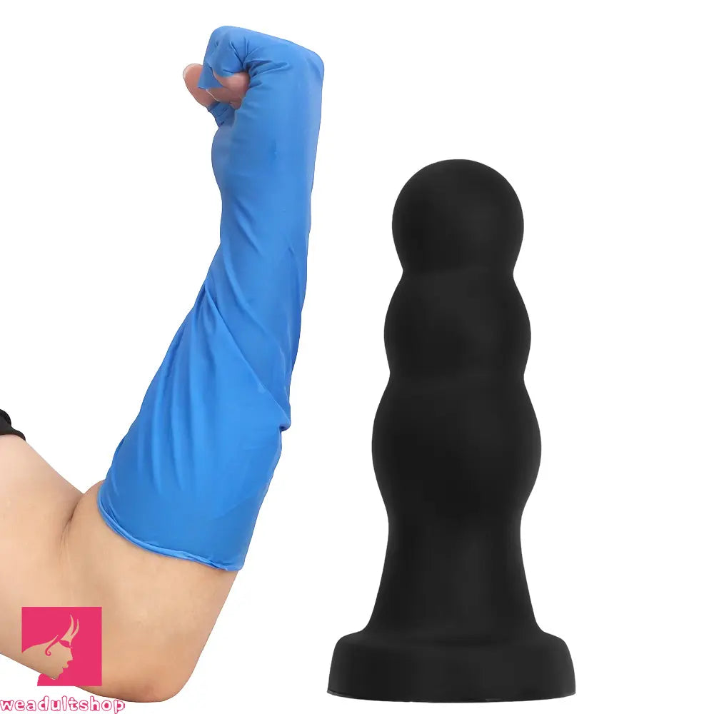 7.08in 8.85in 11.02in Soft Pull-bead Anal Plug Extra Large Thick Cock Dildo