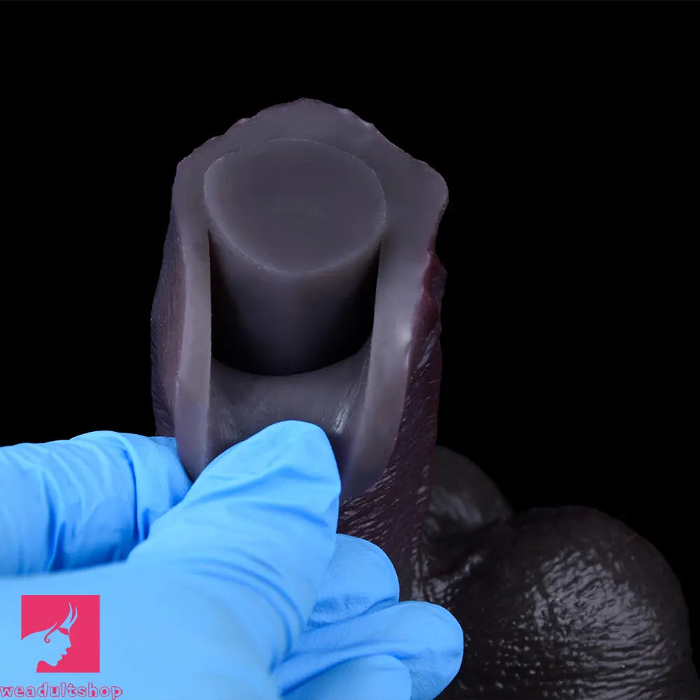9.44in Dual Density Silicone Soft Real Dildo For Gay G Spot Love Prostate