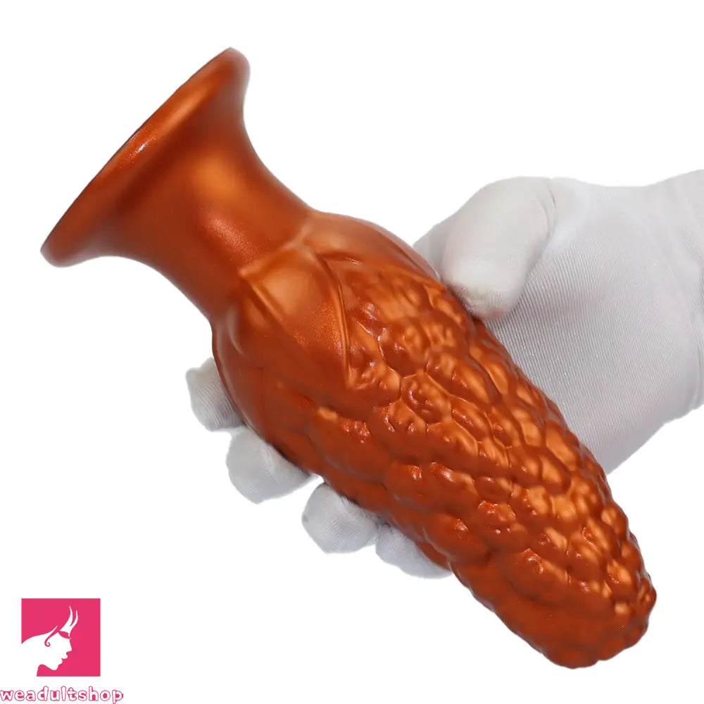 7.16in Graininess Raised Particles Reminiscent Corn Soft Butt Plug Dildo