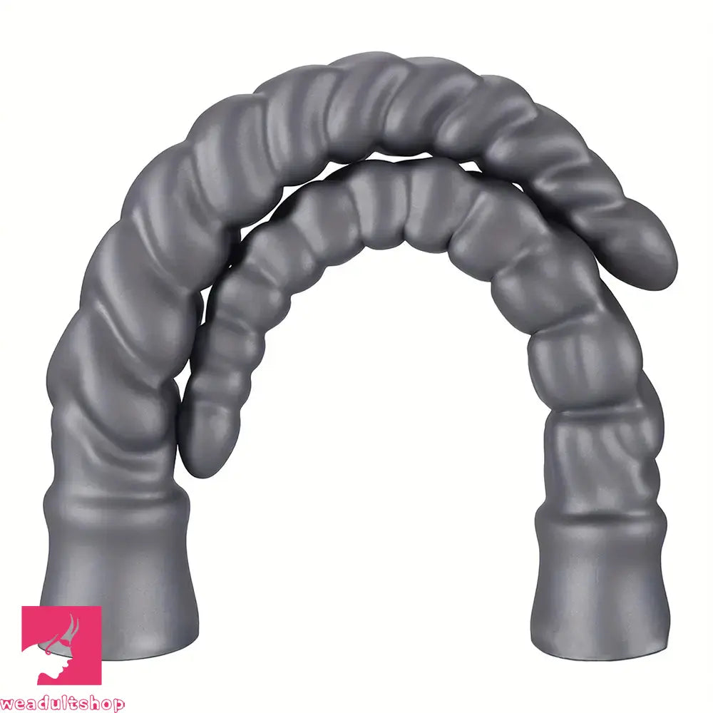 13.77in 15.74in 17.71in 19.68in Long Screw Anal Whip Huge Clit Soft Dildo