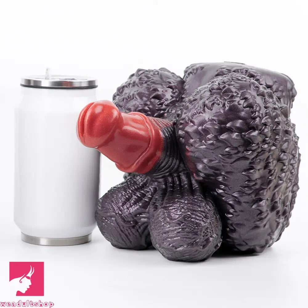 8.07in Monkey Penis Silicone Dildo Big Ass Masturbator For Sensory Love