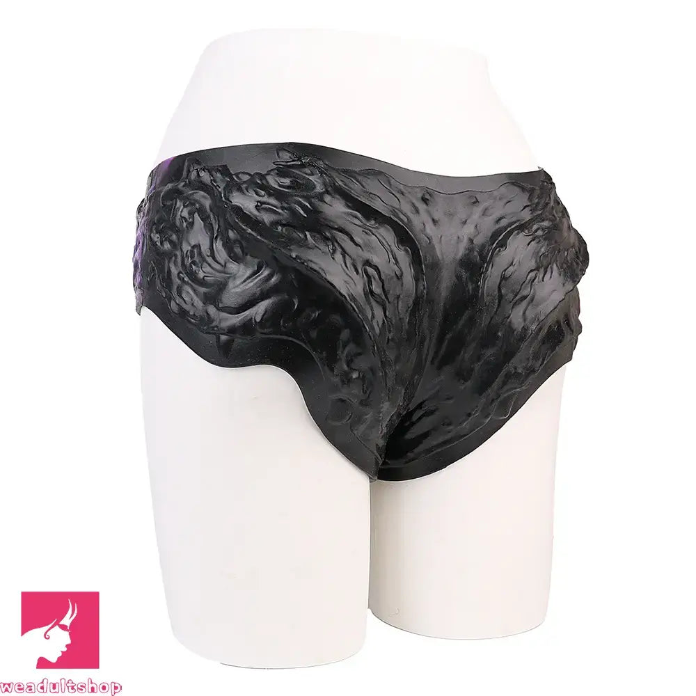7.99in Silicone Strap on Wearable Hollow Dildo Panty Fantasy Soft Love Toy