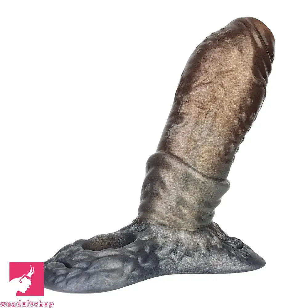 6.77in Tentacle Spiked Silicone Strap on Dildo Sleeve For Male Couples
