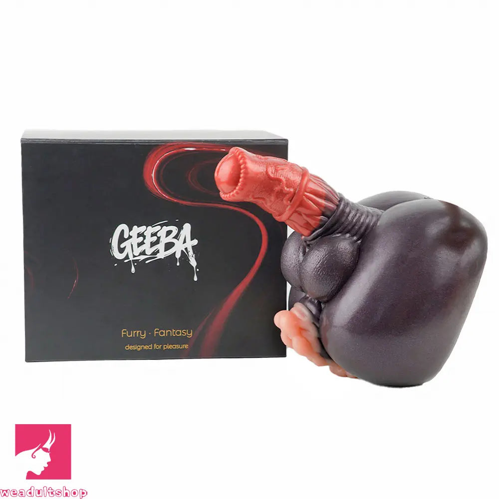 7.67in Silicone Odd Horse Dildo Masturbator Heavy Duty Suction Cup