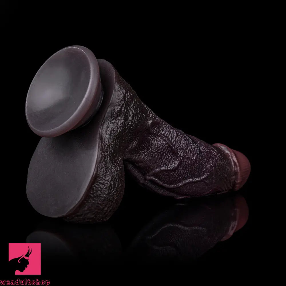 7.48in Dual Density Silicone Soft Real Cock Dildo For G Spot Cock Love Play