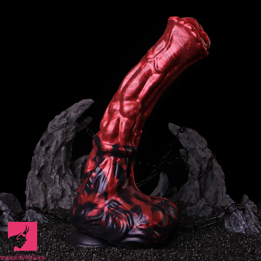 12.01in Horse Cock Dildo With Strong Suction Cup For Hands-Free Toy