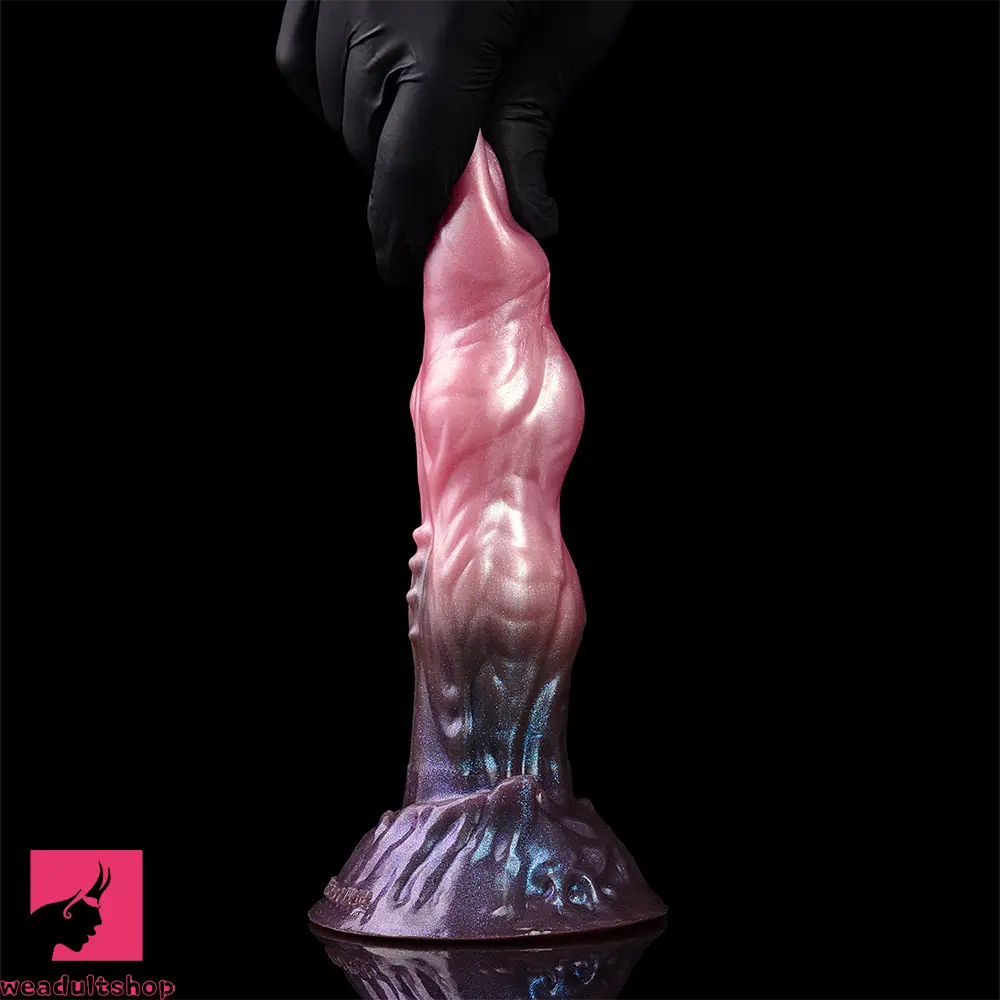 7.71in Dual Density Silicone Odd Dildo Adult Masturbation Pleasure Cock