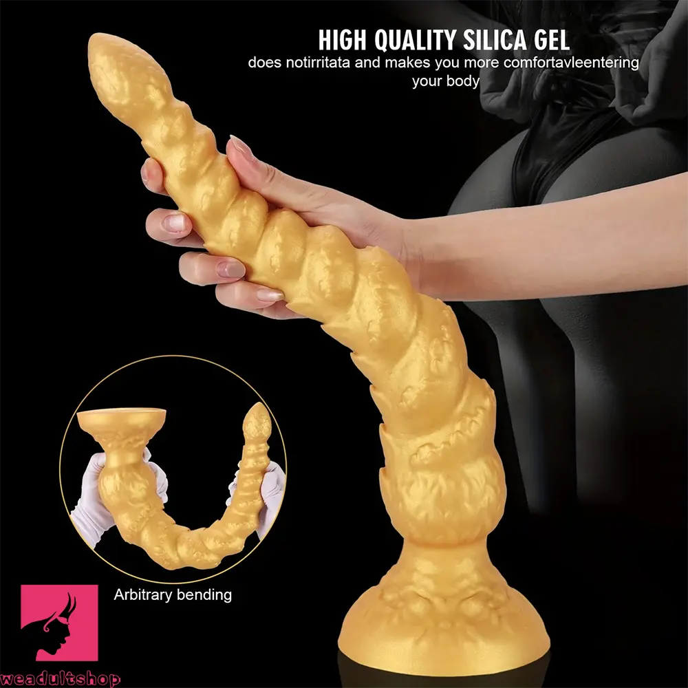 13.38in 15.35in 17.32in 19.48in Super Long Big Clit Silicone Huge Anal Dildo