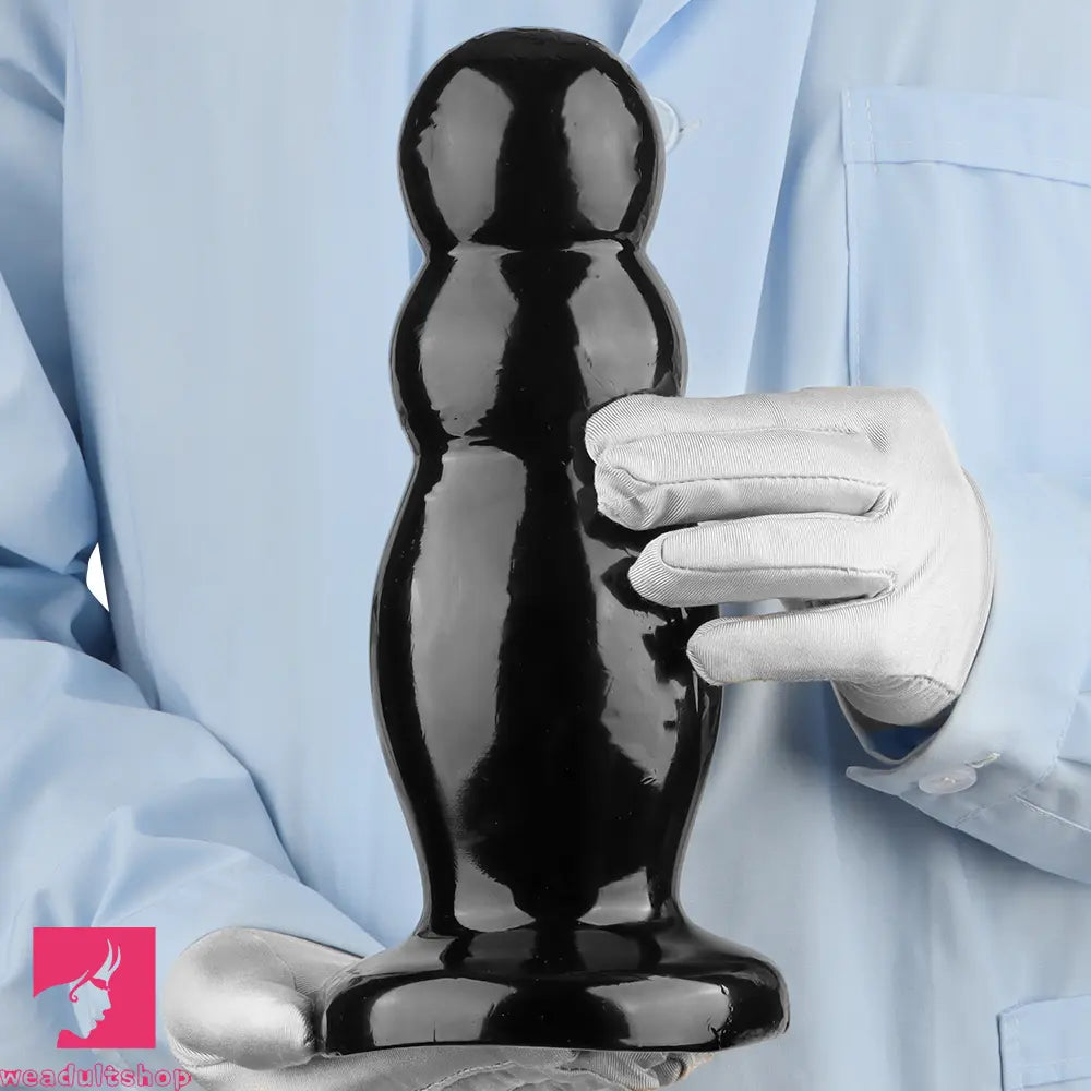 6.7in 10.23in Golden PVC Extra Large Thick Butt Plug Dildo Anal Clit Beads