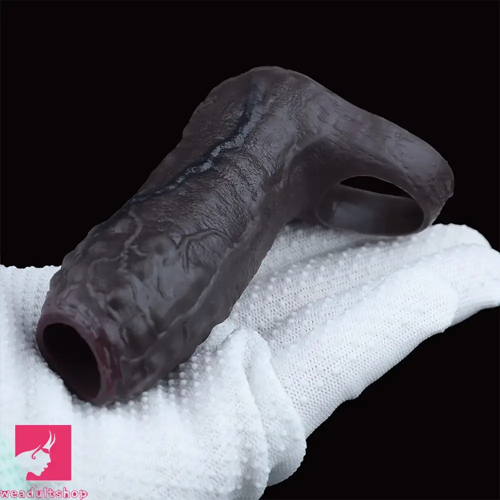 3.7in Super Soft Adult Men Cock Sheath For Couple Dildo Sleeve Cock Toy
