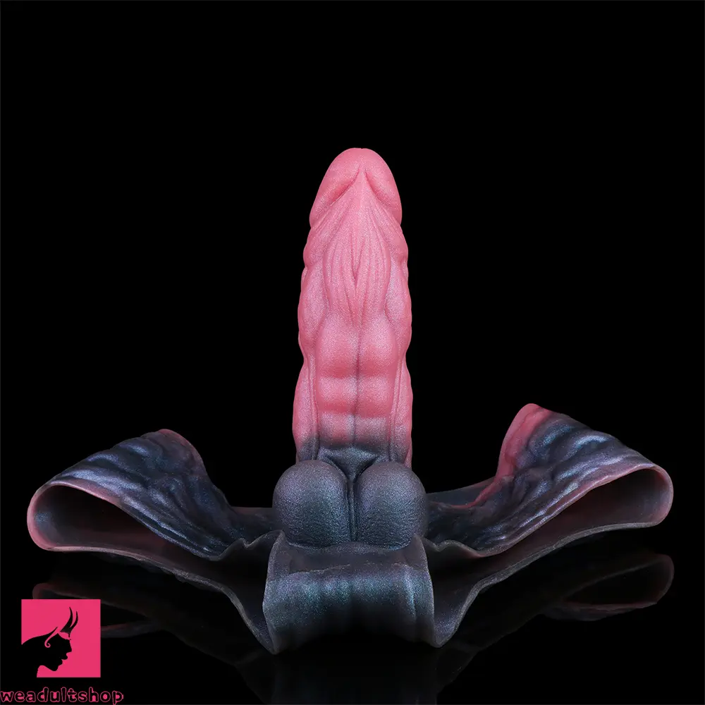 8.66in Fantasy Monster Creature Hollow Dildo Harness Pants Strap on Dildo