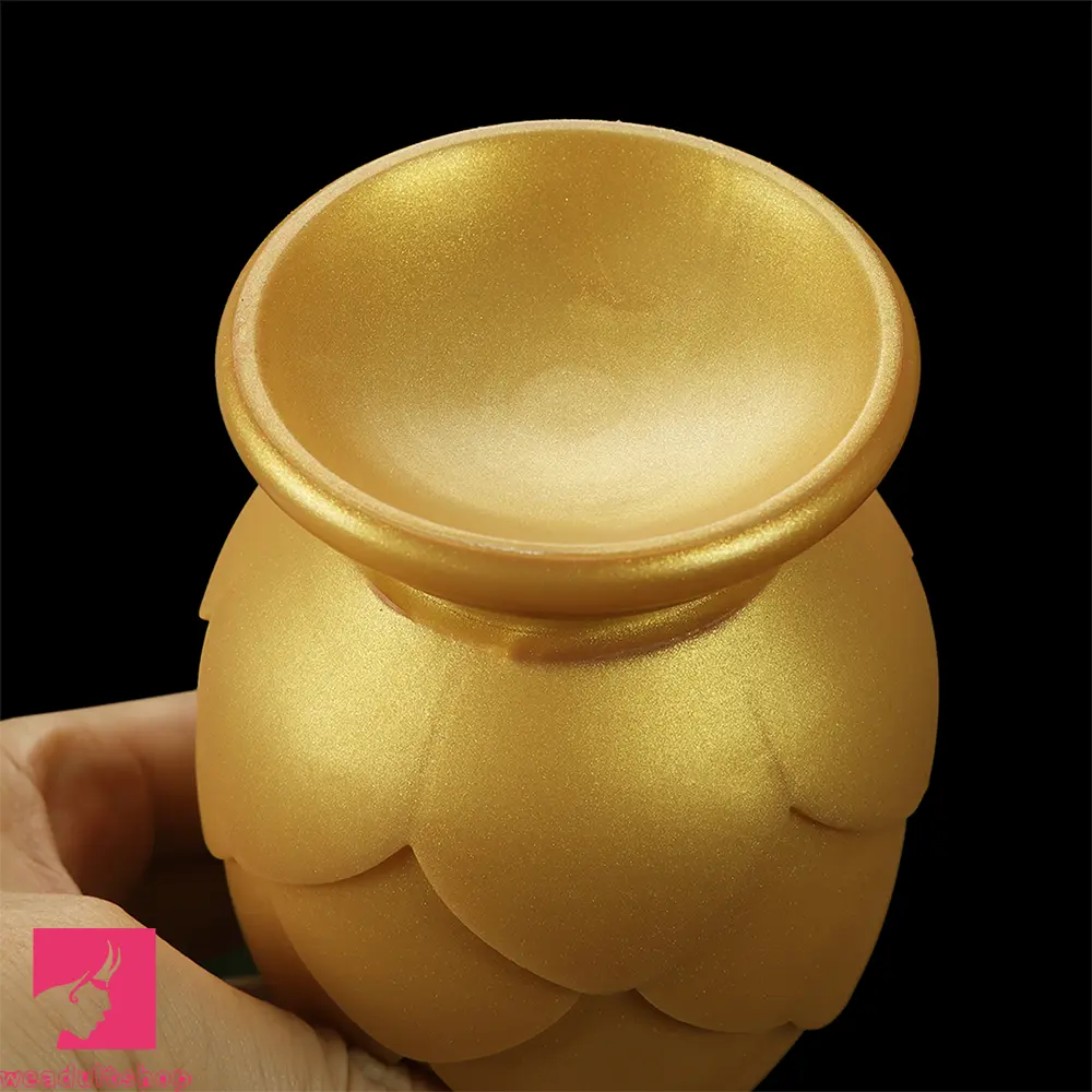 4.13in 4.72in 5.31in Flower Small Thick Butt Plug Dildo For Couples' Sex Toy