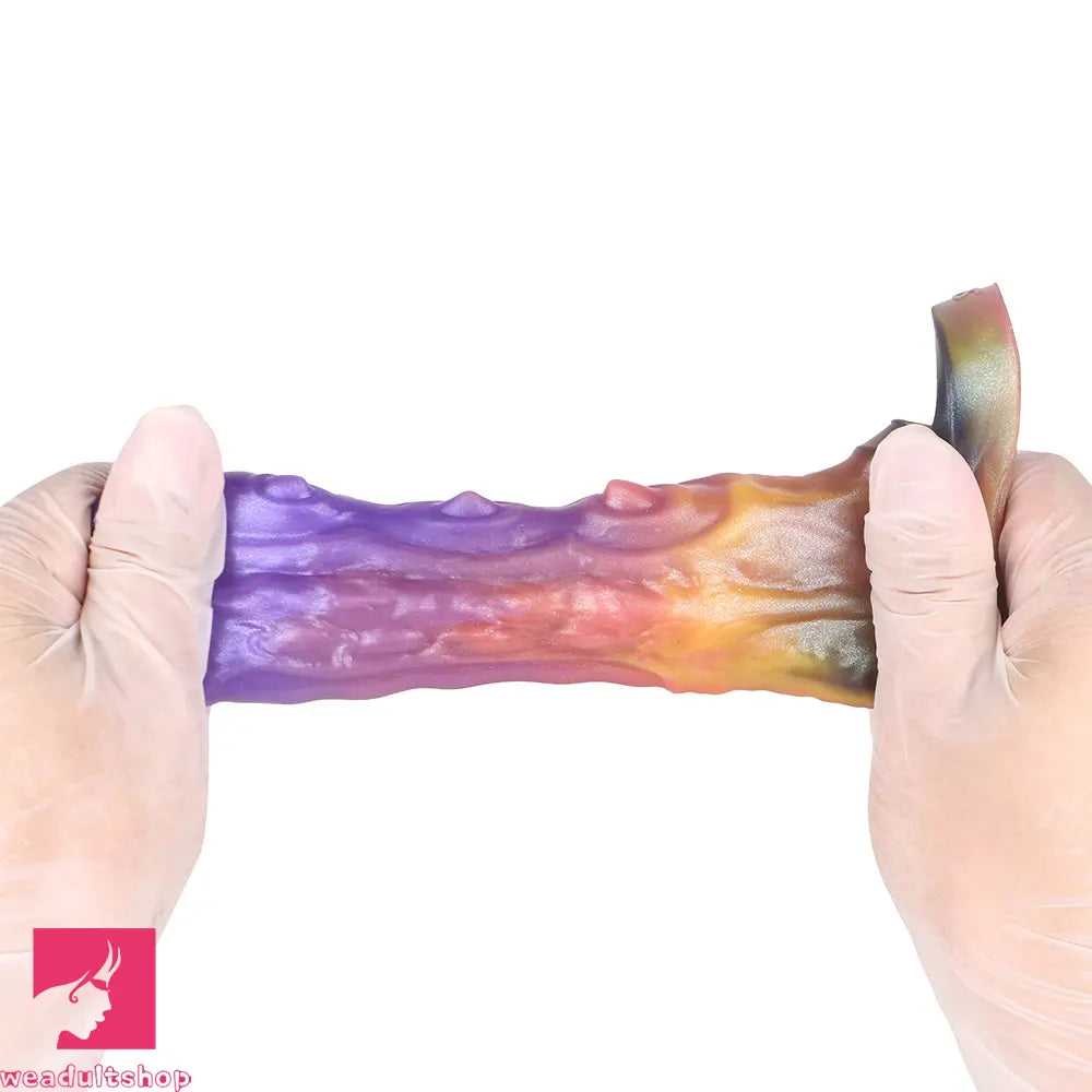 4.56in Gromsa Tentacle Silicone Soft Dildo Sleeve Cock Extender Sex Toy