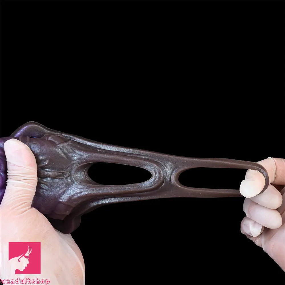 5.07in Dragon Beast Creature Fantasy Hollow Silicone Cock Dildo Sleeve