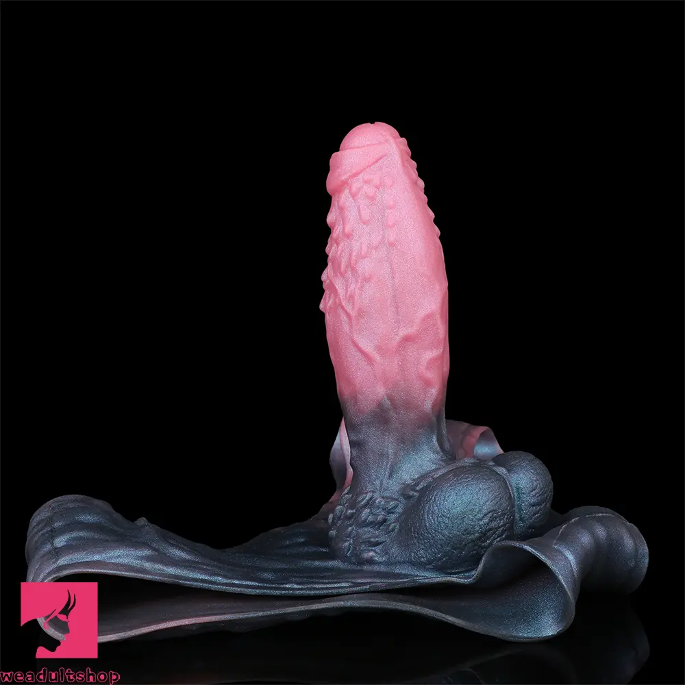 9.37in Spiked Monster Hollow Dildo Harness Pants Strap on Big Sex Toy