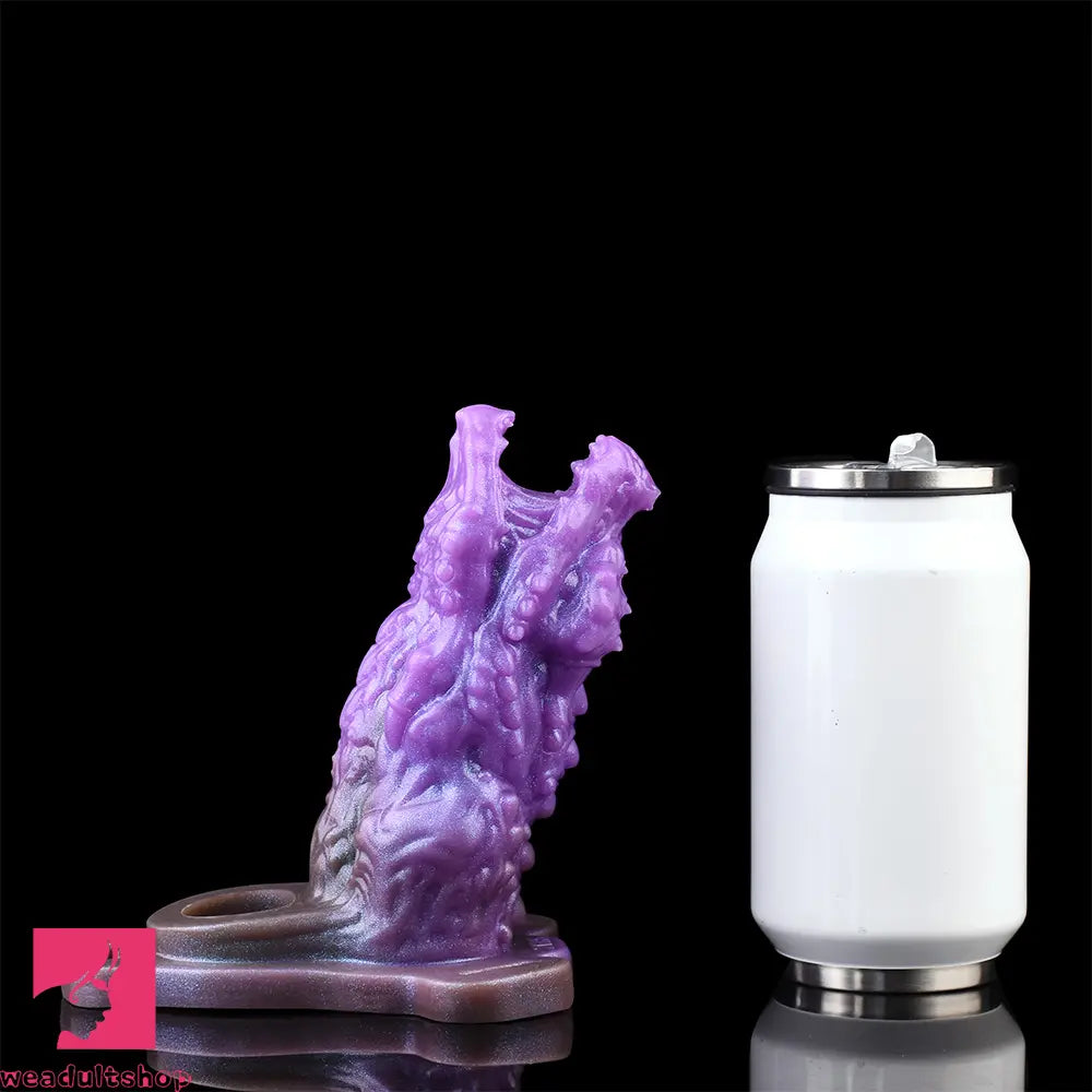 5.62in Dragon Beast Creature Odd Hollow Dildo Sleeve With Penis Ring