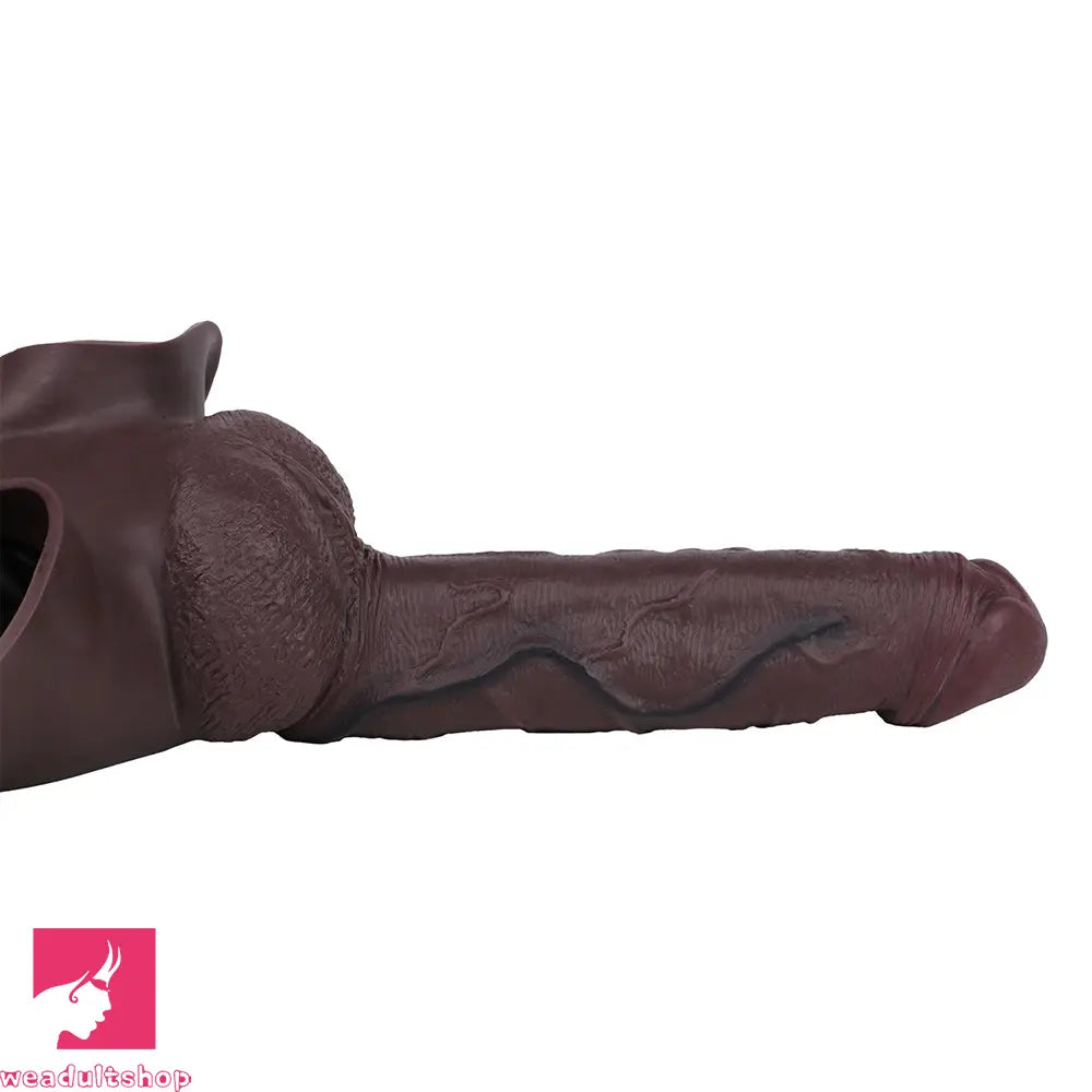 9.65in Ergonomic Design Hollow Strap on Dildo Panty For Entertainment