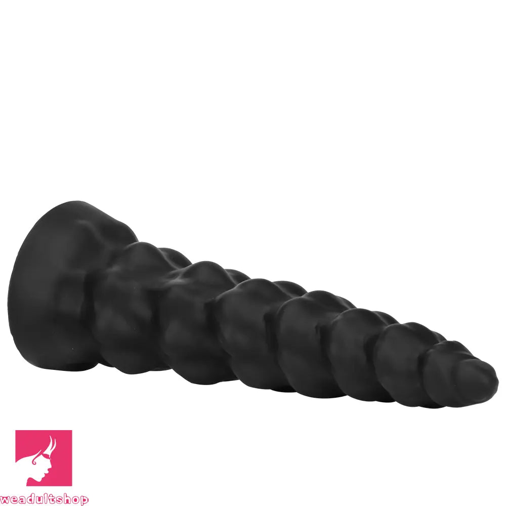 7.28in 9.44in 11.61in Black Big Fantasy Odd Silicone Soft Dildo For Sex Toy