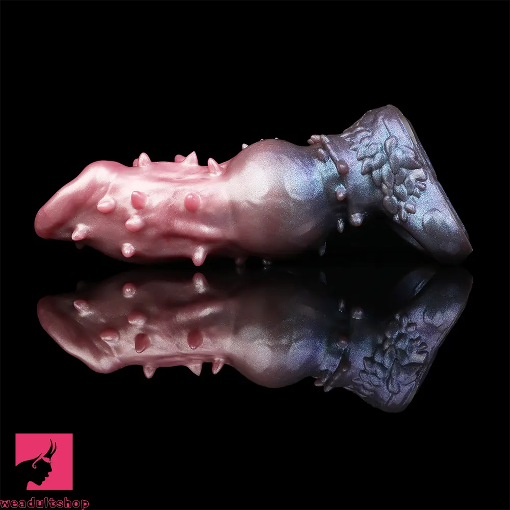 7.48in Spiked Fantasy Penis Sleeve With Cock Ring Dildo For Intimation