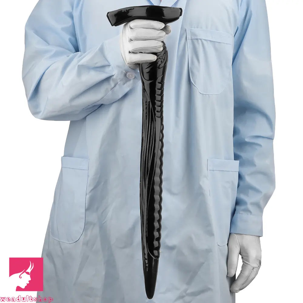 12.2in 16.14in 20.07in Black Super Long Large Out Anal Plug Cock Dildo