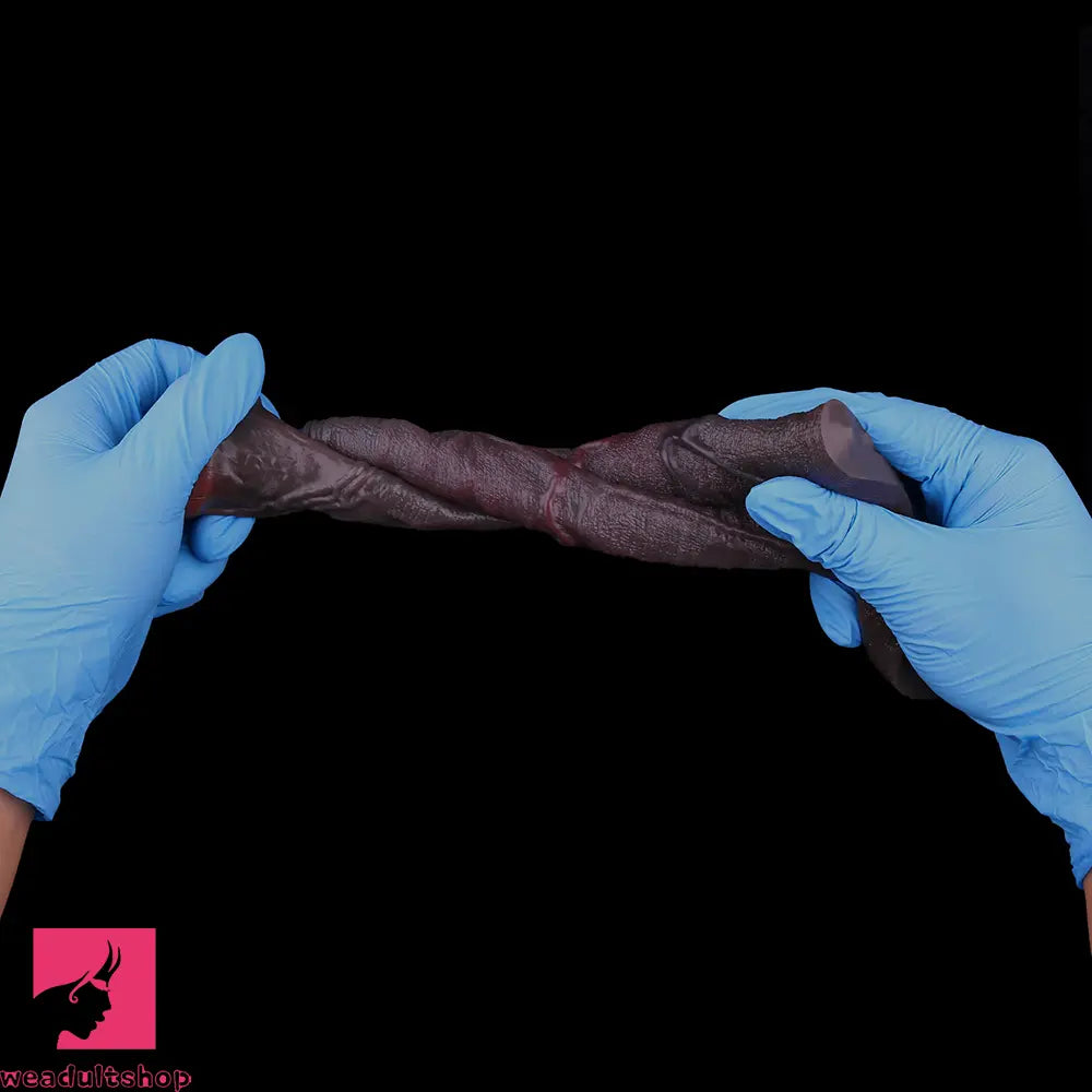 7.05in Liquid Silicone Real Dildo Sleeve With Seminal Vesicle Hollow Cock