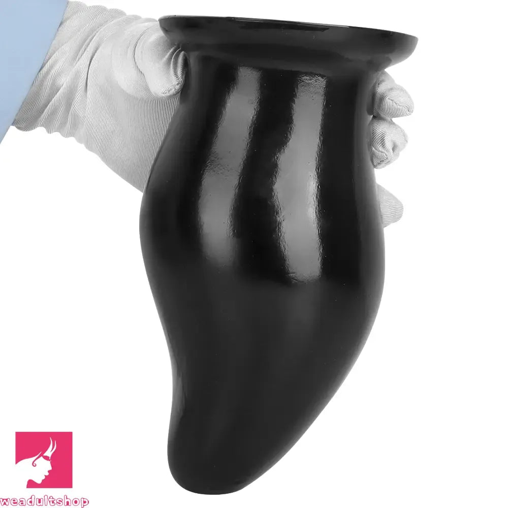 7.87in 9.44in PVC Black Anal Plug Thick Fat Big Dildo Cock With Suction Cup