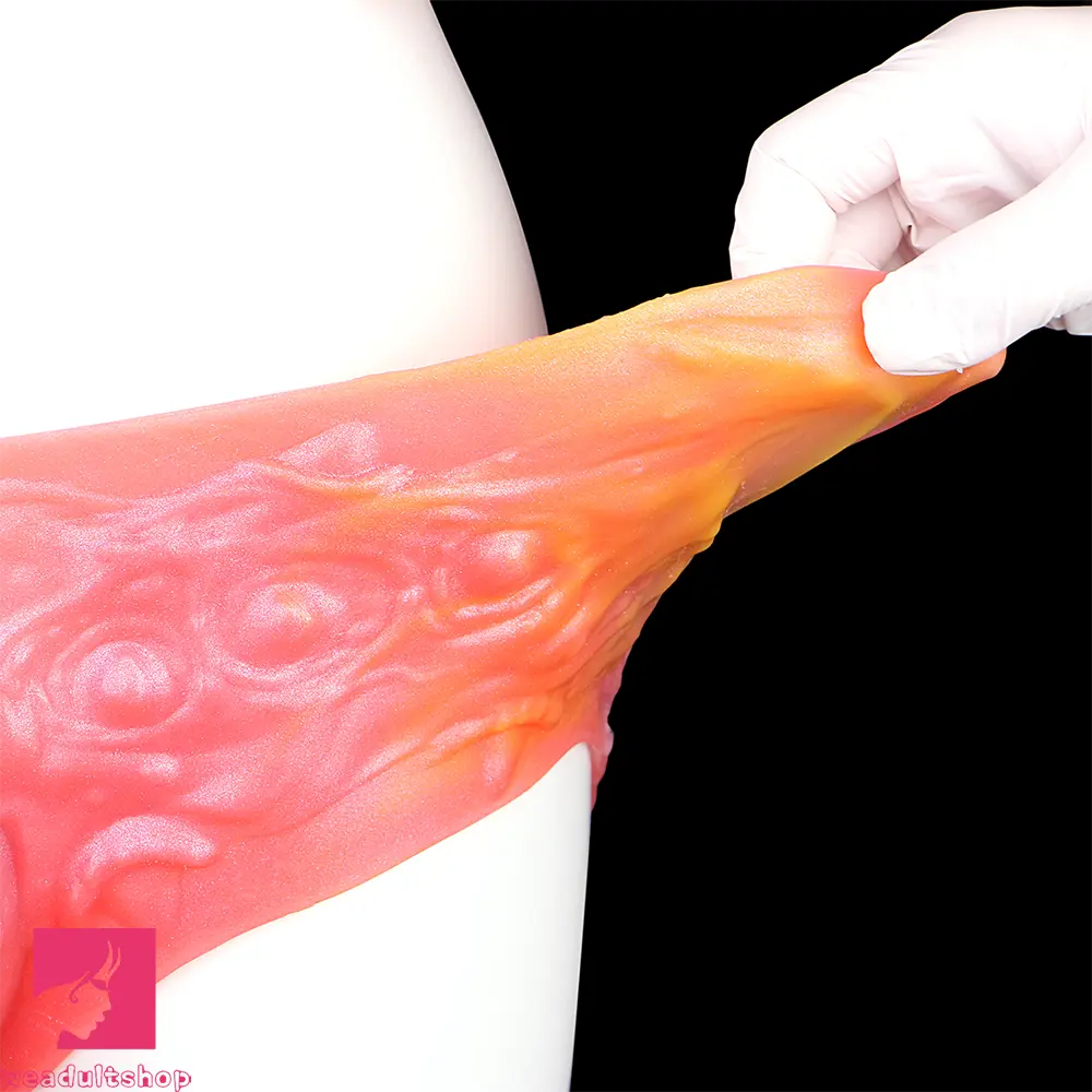 9.17in Monster Fantasy Silicone Soft Strap on Hollow Dildo Panty Cock