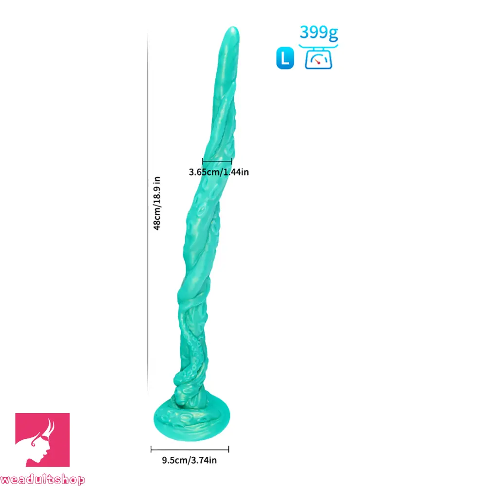 14.17in 18.9in Deepsea Tentacle Octopus Silicone Soft Big Long Odd Dildo